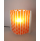 ♥ LAMPADA DA TAVOLO IN PLASTICA INTRECCIATA ARANCIONE TIPO PARKER SLAMP FUNNY