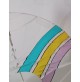 ♥ LAMPADA DA TAVOLO POP ART DESIGN TOFFOLI SERIE DISCO APPLIQUE ANNI 80 90 PLEXI