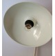 ♥ LAMPADA DA TAVOLO SCRIVANIA VINTAGE SPACE AGE ANNI 70 METAL ART BIANCA