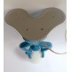 ♥ LAMPADA DA TAVOLO SMILE RUGGIU LIGHTINGWEAR BLU VINTAGE POP DESIGN