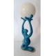 ♥ LAMPADA DA TAVOLO SMILE RUGGIU LIGHTINGWEAR BLU VINTAGE POP DESIGN