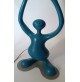 ♥ LAMPADA DA TAVOLO SMILE RUGGIU LIGHTINGWEAR BLU VINTAGE POP DESIGN