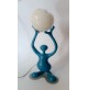 ♥ LAMPADA DA TAVOLO SMILE RUGGIU LIGHTINGWEAR BLU VINTAGE POP DESIGN