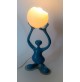 ♥ LAMPADA DA TAVOLO SMILE RUGGIU LIGHTINGWEAR BLU VINTAGE POP DESIGN