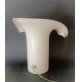 ♥ LAMPADA IN VETRO DI MURANO VINTAGE DESIGN CALLA FAZZOLETTO venini BIANCA big