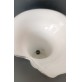 ♥ LAMPADA IN VETRO DI MURANO VINTAGE DESIGN CALLA FAZZOLETTO venini BIANCA big