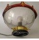 ♥ LAMPADA VETRO MURANO VINTAGE SPACE AGE DESIGN BROTTO ZUCCHERI MAZZEGA AMBRA