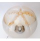 ♥ LAMPADA VINTAGE DESIGN TONY ZUCCHERI MAZZEGA VEART SPACE AGE ANNI 70 ORO SFERA