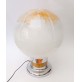 ♥ LAMPADA VINTAGE DESIGN TONY ZUCCHERI MAZZEGA VEART SPACE AGE ANNI 70 ORO SFERA