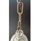 ♥ LAMPADARIO TARGETTI VINTAGE SPAGE AGE DESIGN VETRO BULLICANTE DI MURANO