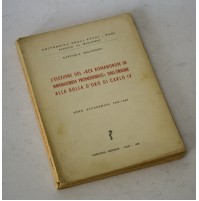 ♥ L'ELEZIONE DEL REX ROMANORUM IN IMPERATORE PROMOVENDUS Belvederi Bari 1966 C16