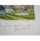 ♥ LITOGRAFIA COLORATA WALTER SCOTTI TRULLI ITRIA PUGLIA VINTAGE ANNI 90 grafica