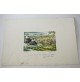 ♥ LITOGRAFIA COLORATA WALTER SCOTTI TRULLI ITRIA PUGLIA VINTAGE ANNI 90 grafica