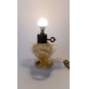 ♥ LUME LAMPADA DA TAVOLO VINTAGE MAZZEGA IN VETRO DI MURANO DESIGN FOGLIA ORO