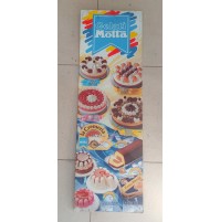 ♥ MOTTA TABELLA GELATI TARGA INSEGNA LATTA DESSERT LA CREMERIA NON SMALTATA 95cm