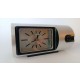 ♥ OROLOGIO DA TAVOLO TOKYO CLOCK MICRO-MATIC SERIES SPACE AGE DESIGN ARGENTO