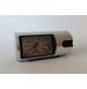 ♥ OROLOGIO DA TAVOLO TOKYO CLOCK MICRO-MATIC SERIES SPACE AGE DESIGN ARGENTO