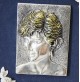 ♥ PACILIO QUADRO COMMEMORATIVO PRINCESS LADY DIANA LAMINATO ARGENTO 1997