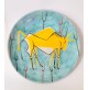 ♥ PIATTO IN CERAMICA MIDCENTURY MODERN VINTAGE DESIGN TORO CUBISTA SURREALISTA