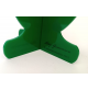 ♥ PINOCCHIO COPPIA FERMALIBRI SCULTURA IN PLEXIGLAS EFFETTO 3D VERDE BLU COLLODI