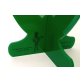 ♥ PINOCCHIO COPPIA FERMALIBRI SCULTURA IN PLEXIGLAS EFFETTO 3D VERDE BLU COLLODI