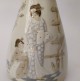 ♥ PORCEVAL VASO IN CERAMICA MADE IN SPAIN DESIGN SCENA JAPAN GEISHA VINTAGE