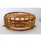 ♥ PORTARIVISTE IN BAMBU VIMINI BAMBOO VINTAGE DESIGN TIPO BONACINA GIUNCO