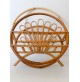 ♥ PORTARIVISTE IN BAMBU VIMINI BAMBOO VINTAGE DESIGN TIPO BONACINA GIUNCO