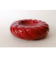 ♥ POSACENERE IN CERAMICA ROTONDO BORDEAUX STILE TOMMASO BARBI VINTAGE DESIGN