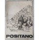 ♥ POSITANO POSTER VINTAGE ANNI 60 WALTER MAGNONI COSTIERA AMALFITANA MANIFESTO