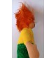 ♥ PUMUCKL IL PUPAZZO DAI CAPELLI ROSSI VINTAGE HERMANN 1980 PELUCHE 45 CM