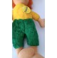 ♥ PUMUCKL IL PUPAZZO DAI CAPELLI ROSSI VINTAGE HERMANN 1980 PELUCHE 45 CM