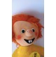 ♥ PUMUCKL IL PUPAZZO DAI CAPELLI ROSSI VINTAGE HERMANN 1980 PELUCHE 45 CM