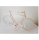 ♥ RARA LAMPADA BICICLETTA VINTAGE DESIGN BAG TURGI ZICOLI ROSA DA TAVOLO MURO