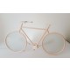 ♥ RARA LAMPADA BICICLETTA VINTAGE DESIGN BAG TURGI ZICOLI ROSA DA TAVOLO MURO