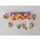 ♥ RARO COMPLETO MARIO PARTY 2 KEY RING COLLECTION 6 PEZZI TOMY NINTENDO super