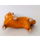 ♥ RARO VASO FORMA DI CAVALLO IN CERAMICA GIALLA VINTAGE MIDCENTURY DESIGN FIGURE