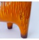 ♥ RARO VASO FORMA DI CAVALLO IN CERAMICA GIALLA VINTAGE MIDCENTURY DESIGN FIGURE