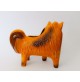 ♥ RARO VASO FORMA DI CAVALLO IN CERAMICA GIALLA VINTAGE MIDCENTURY DESIGN FIGURE