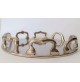 ♥ RARO VASSOIO LORD DESIGN ALESSANDRA BALDERESCHI PER SKITSCH METALLO ARGENTO