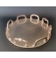 ♥ RARO VASSOIO LORD DESIGN ALESSANDRA BALDERESCHI PER SKITSCH METALLO ARGENTO