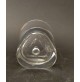 ♥ RCR ROYAL CRYSTAL ROCK PARTICOLARE VASO BICCHIERE BASE TRIANGOLARE VINTAGE