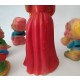 ♥ RUBBERTOYS BIANCANEVE E I SETTE NANI PUPAZZI IN GOMMA VINTAGE ANNI 60 ledra