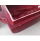 ♥ SCATOLA BOX CONTENITORE MANI VINTAGE DESIGN ANNI 70 IN CERAMICA BORDEAUX