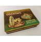 ♥ SCATOLA DI LATTA HUNTLEY & PALMERS COCKTAIL BISCOTTI BISCUITS VINTAGE LONDON