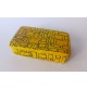 ♥ SCATOLA IN CERAMICA GIALLA MIDCENTURY MODERN DESIGN HOME DECOR ANNI 50 60