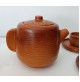 ♥ SERVIZIO DA THE IN CERAMICA LAVENO PARESCHI MARRONE VINTAGE DESIGN X 6 PERSONE