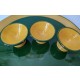 ♥ SERVIZIO ROSOLIO CERAMICA PUCCI ROMETTI UMBERTIDE VINTAGE DESIGN GIALLO VERDE