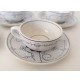 ♥ SET 4 TAZZE + PIATTINI IN CERAMICA SCI LAVENO VINTAGE DESIGN CAMPI ? CAFFè THE