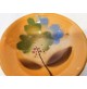 ♥ SET IN CERAMICA AEROGRAFATA 6 COPPETTE UN PIATTO VINTAGE MIDCENTURY ALBISSOLA